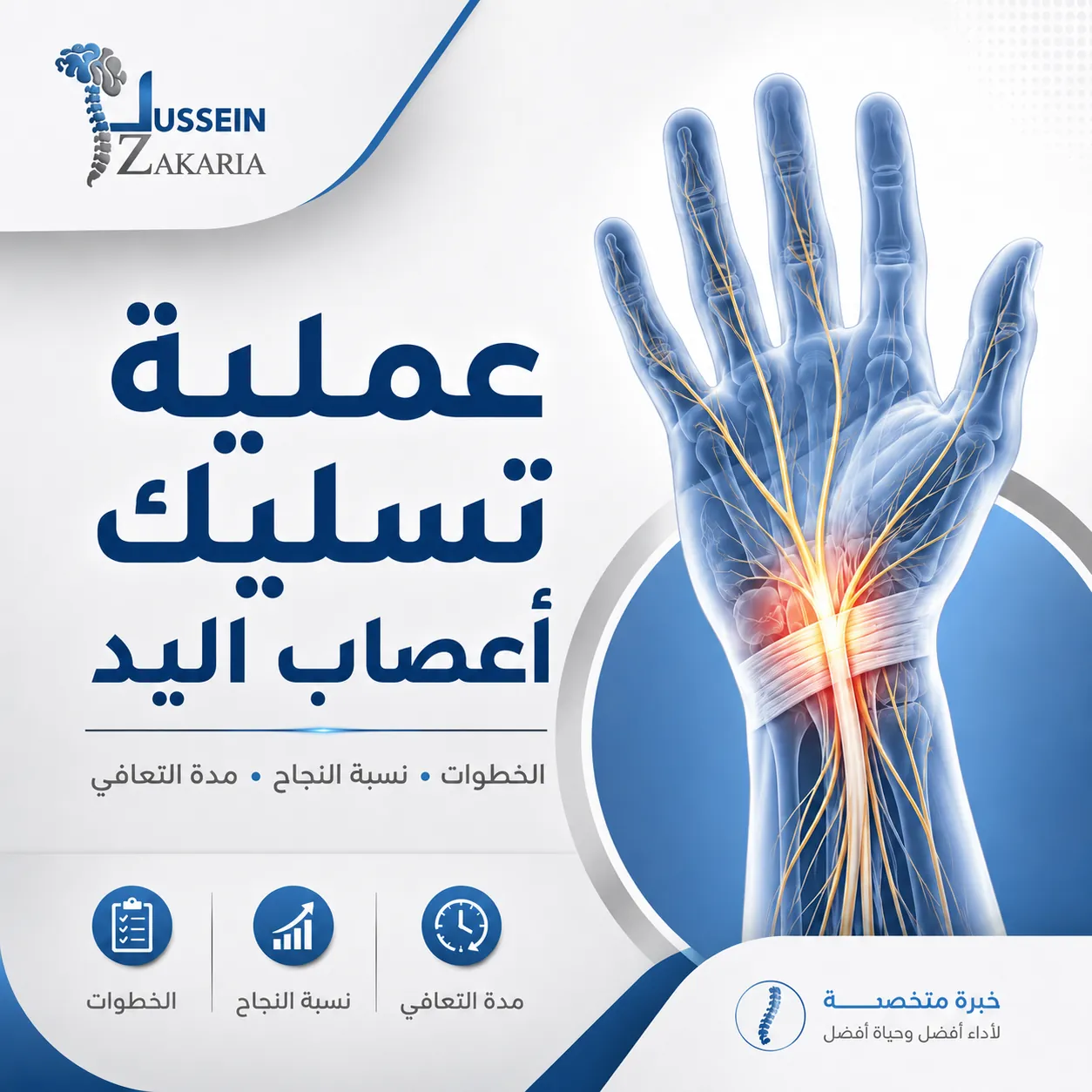 عملية تسليك أعصاب اليد